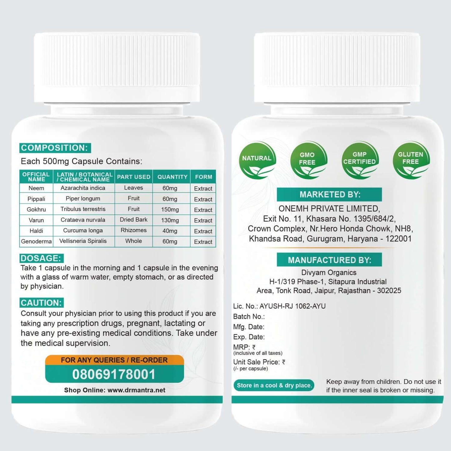 Dr Mantra Kidney Detox Capsules