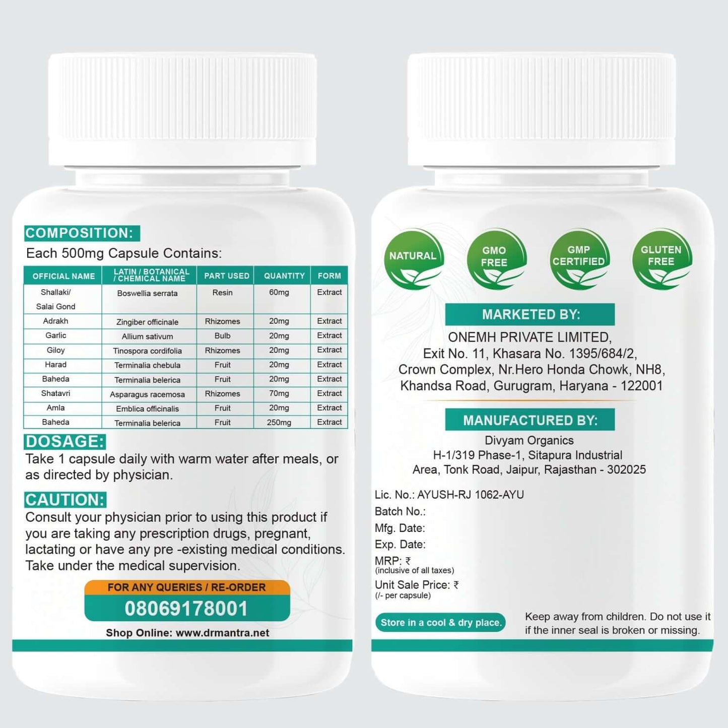 Dr Mantra Uricare Capsules