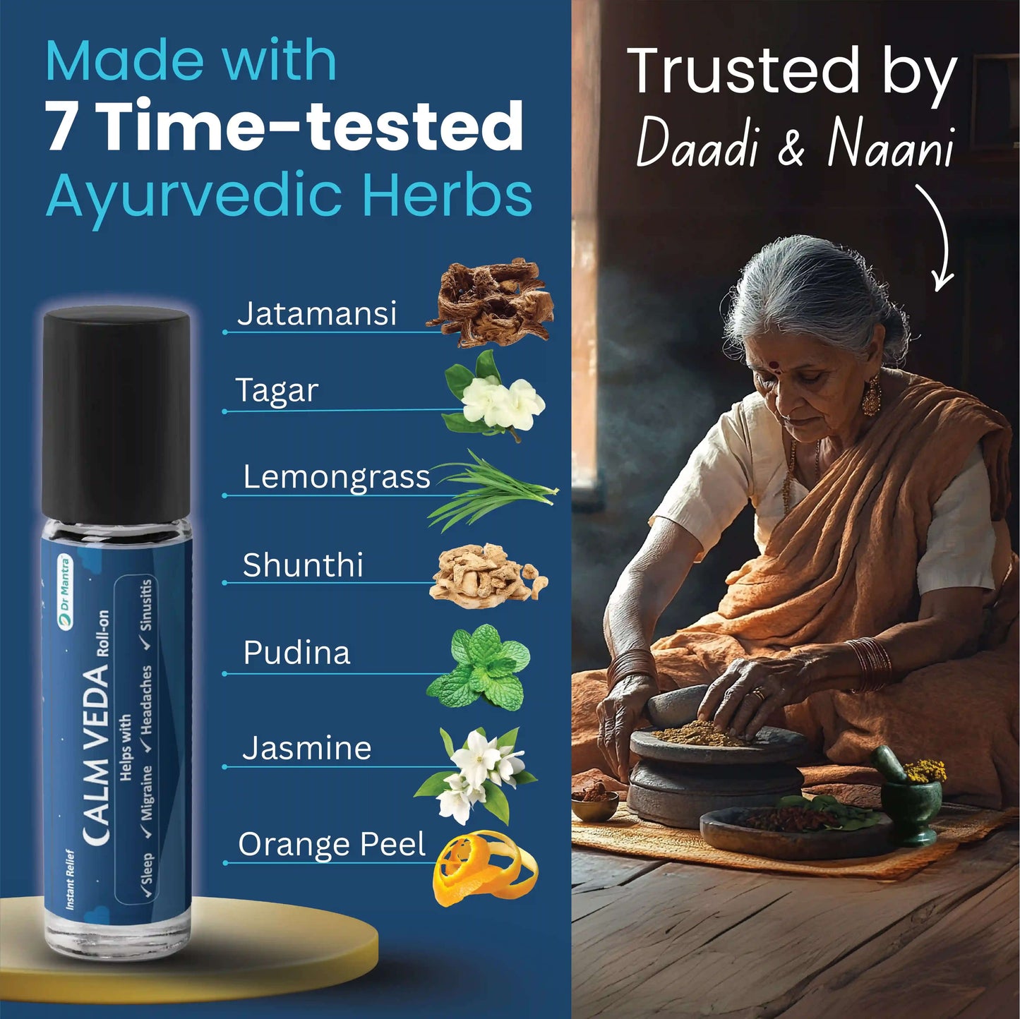 Dr Mantra Calm Veda Roll-on