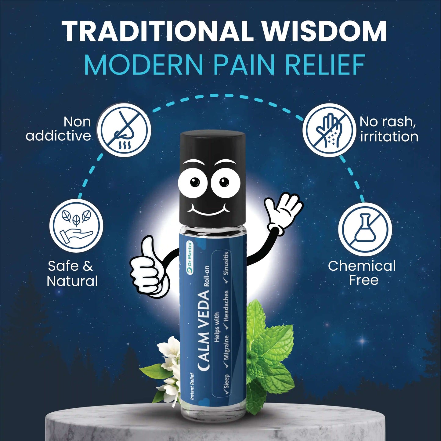 Dr Mantra Calm Veda Roll-on