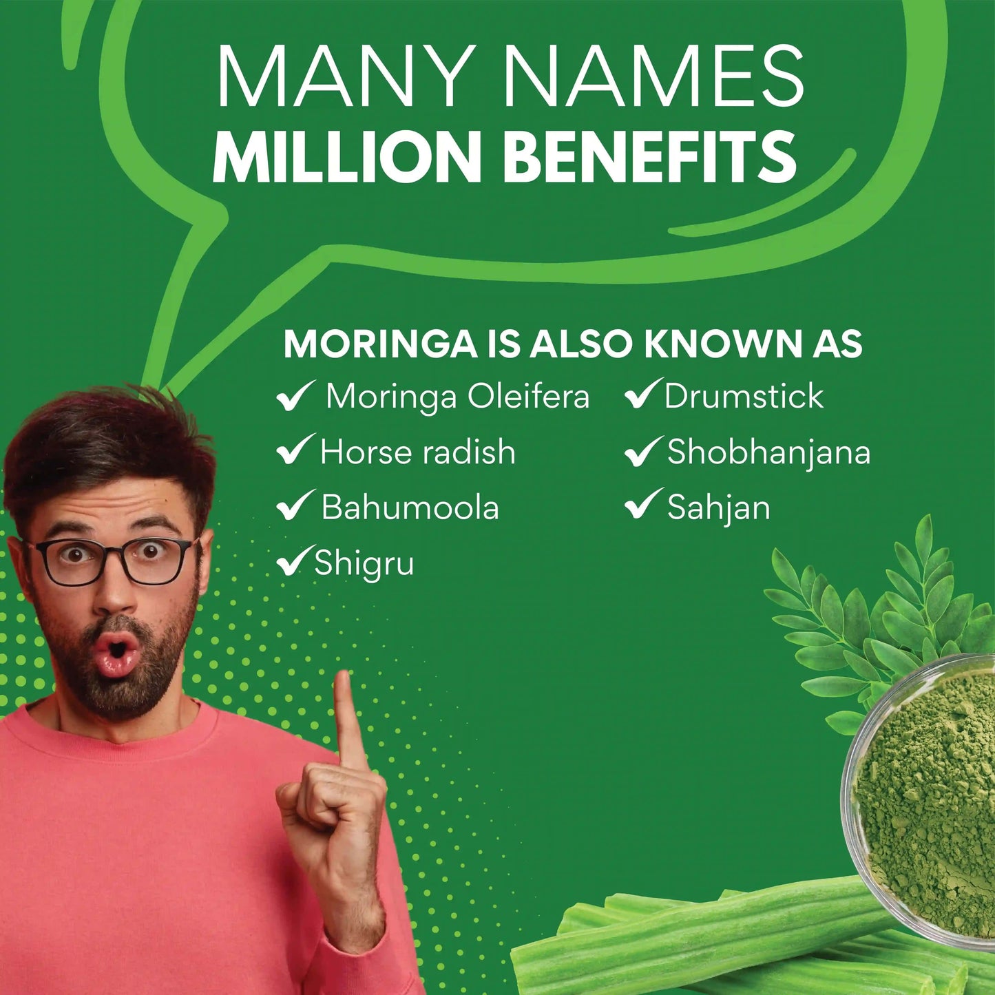 Dr Mantra Moringa Daily Superfood for Healthy Digestion & Weight Loss| 60 Tablets