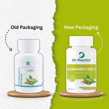 Dr Mantra Ashwagandha Tablets for Energy & Stamina in Men| 60  Tablets