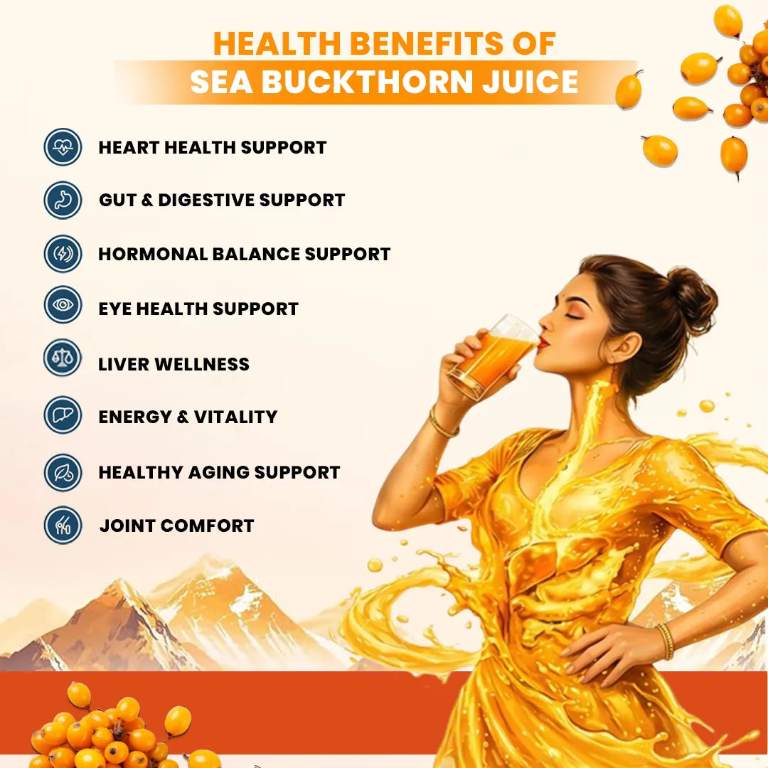 Himalayan Sea Buckthorn Juice with Curcumin Ras