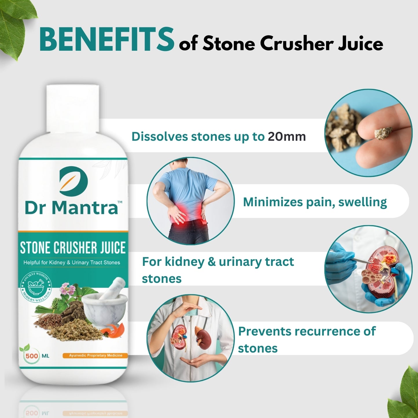 Dr Mantra Stone Crusher Juice for Kidney Stones