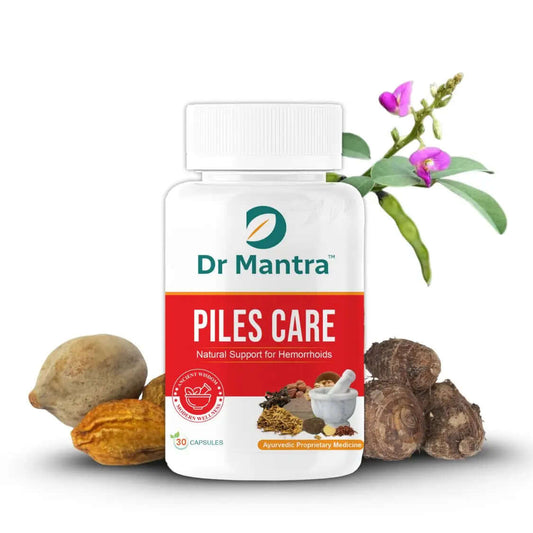 Dr Mantra Piles Care Capsules for Piles & Chronic Constipation Relief| 30 Capsules