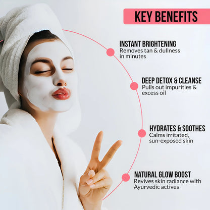 Dr Mantra D-Tan Face Pack for Skin Brightening | 50gm