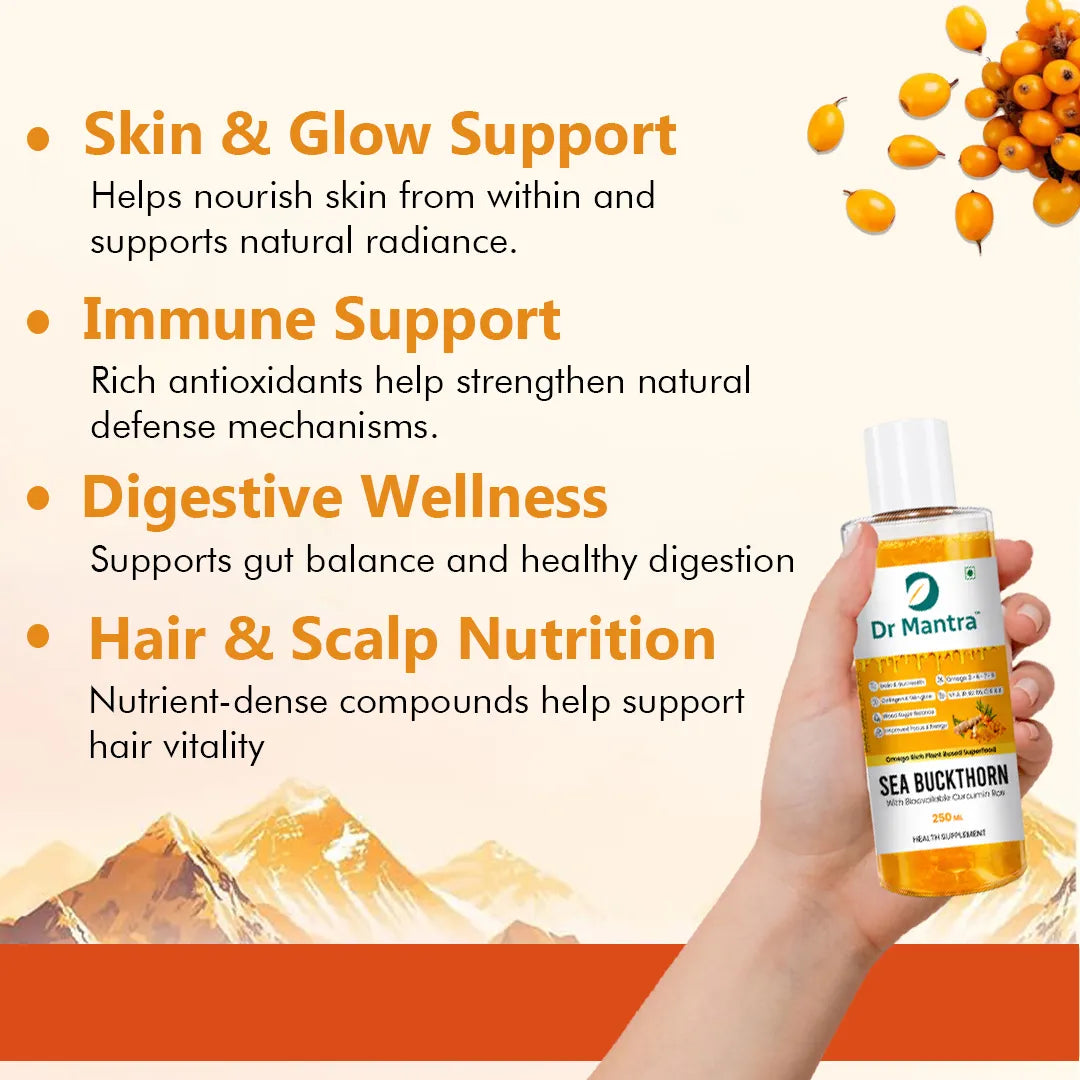 Himalayan Sea Buckthorn Juice with Curcumin Ras