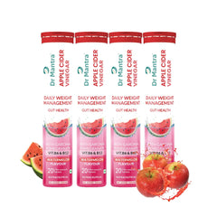 Watermelon Flavor ACV EFF Tablets / Pack of 4