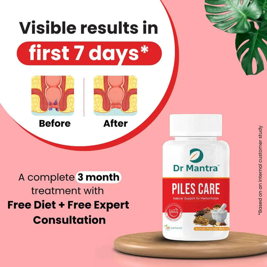 Dr Mantra Piles Care Capsules