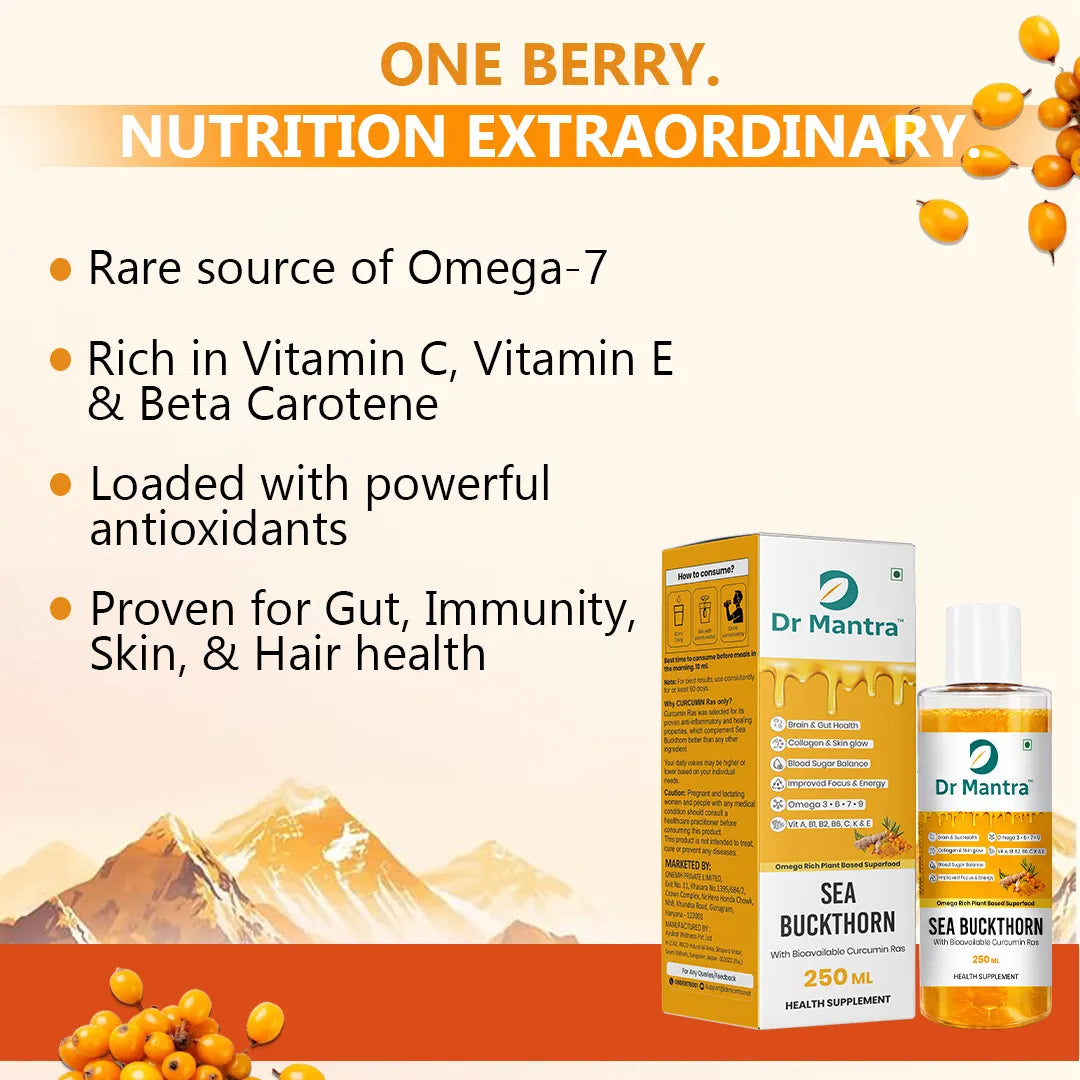 Himalayan Sea Buckthorn Juice with Curcumin Ras