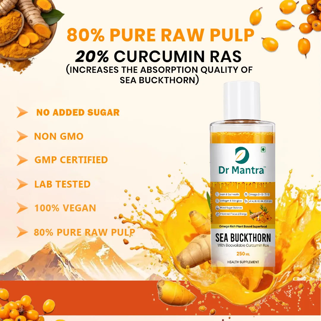 Himalayan Sea Buckthorn Juice with Curcumin Ras