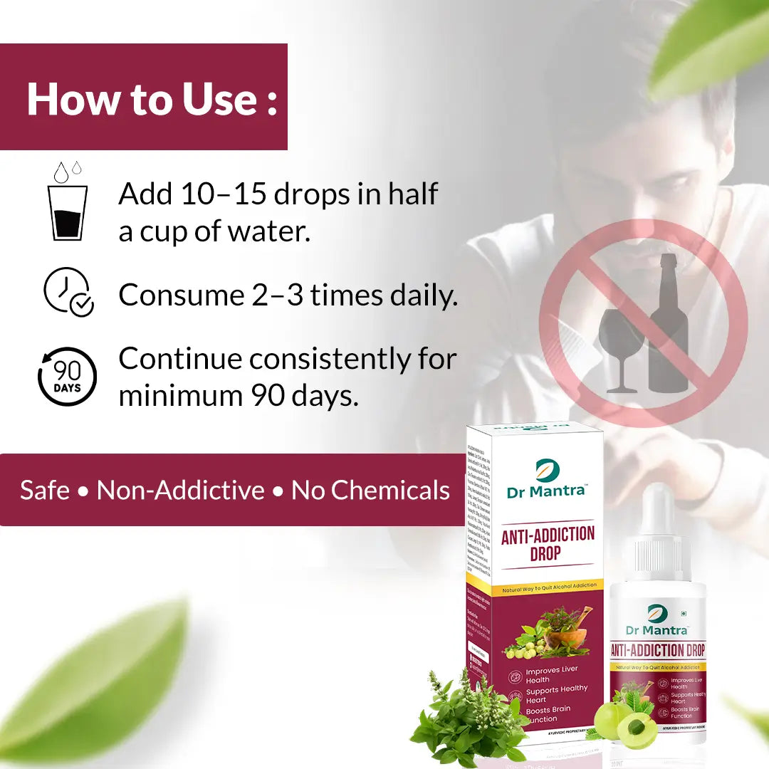 Dr Mantra Anti-Addiction Drop | 30 ml