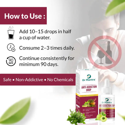 Dr Mantra Anti-Addiction Drop | 30 ml