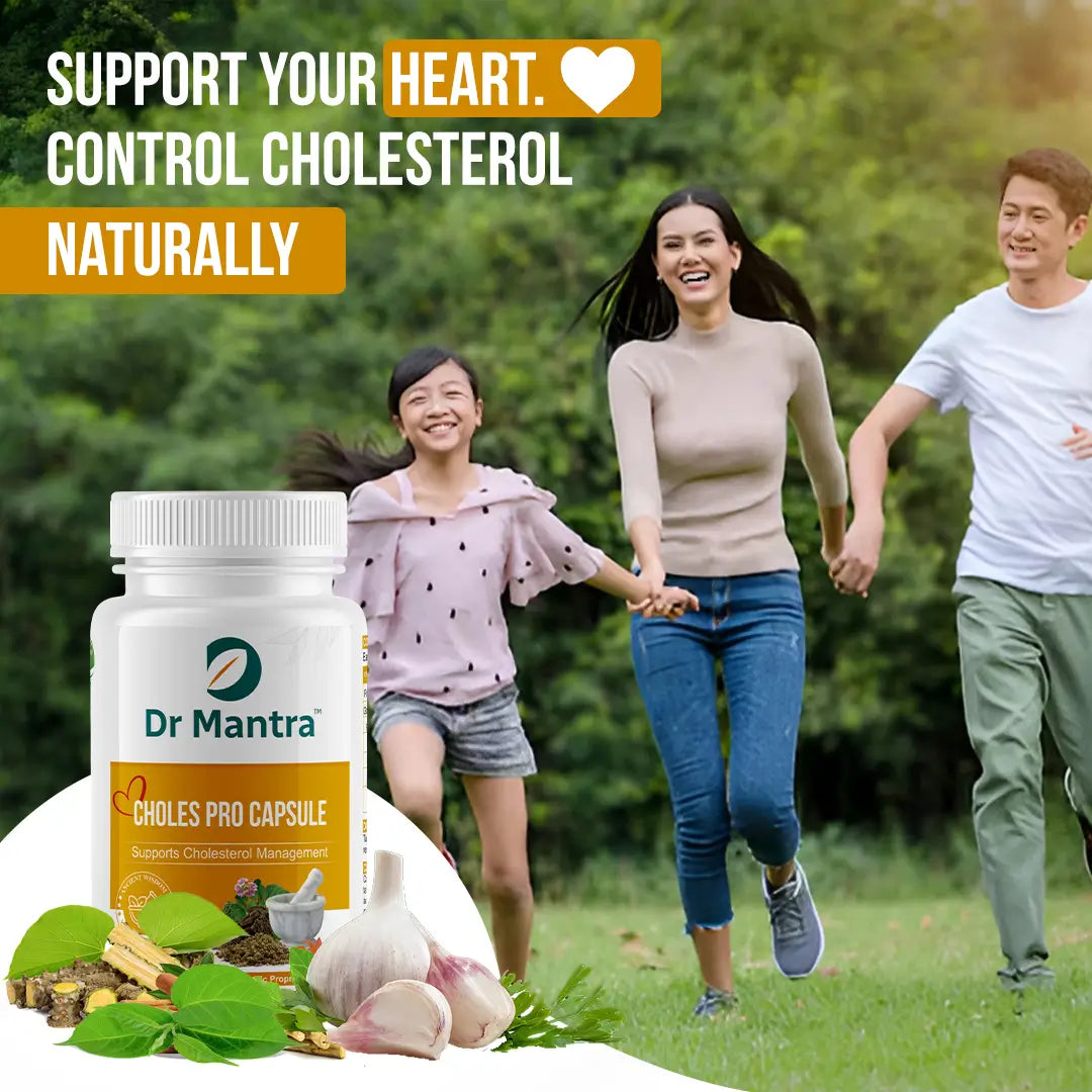 Dr Mantra Choles Pro Capsule to Manage Cholesterol | 30 Capsules