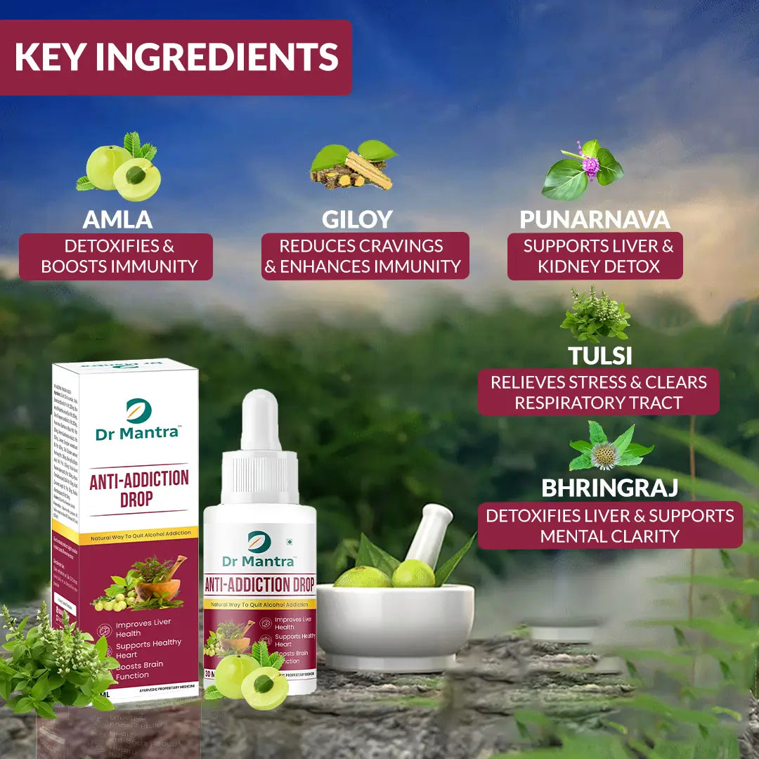 Dr Mantra Anti-Addiction Drop | 30 ml