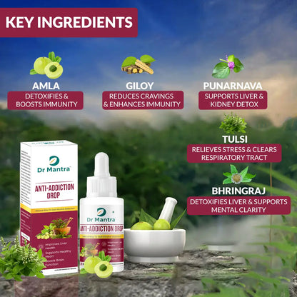 Dr Mantra Anti-Addiction Drop | 30 ml