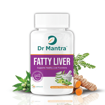 Dr Mantra Ayurvedic Fatty Liver Capsules for Healthy Liver| 30 Capsules