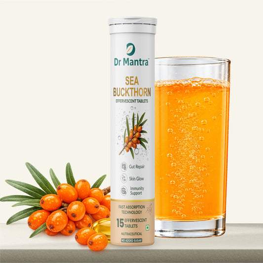 Sea Buckthorn Effervescent Tablets with Vitamin C & Zinc