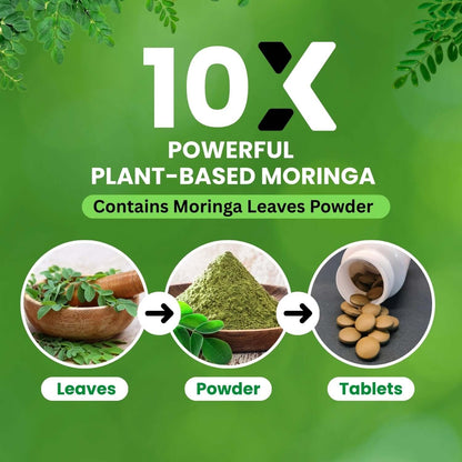 Dr Mantra Moringa Daily Superfood for Healthy Digestion & Weight Loss| 60 Tablets
