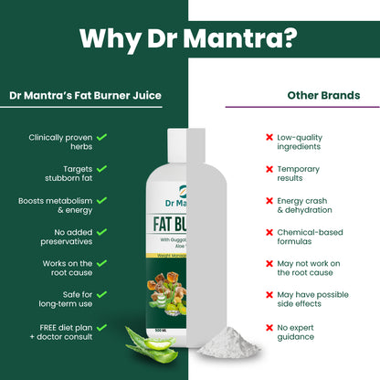 Dr Mantra Fat Burner Juice for Weight Management | 500 ml Juice