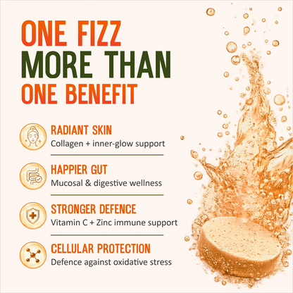 Sea Buckthorn Effervescent Tablets with Vitamin C & Zinc