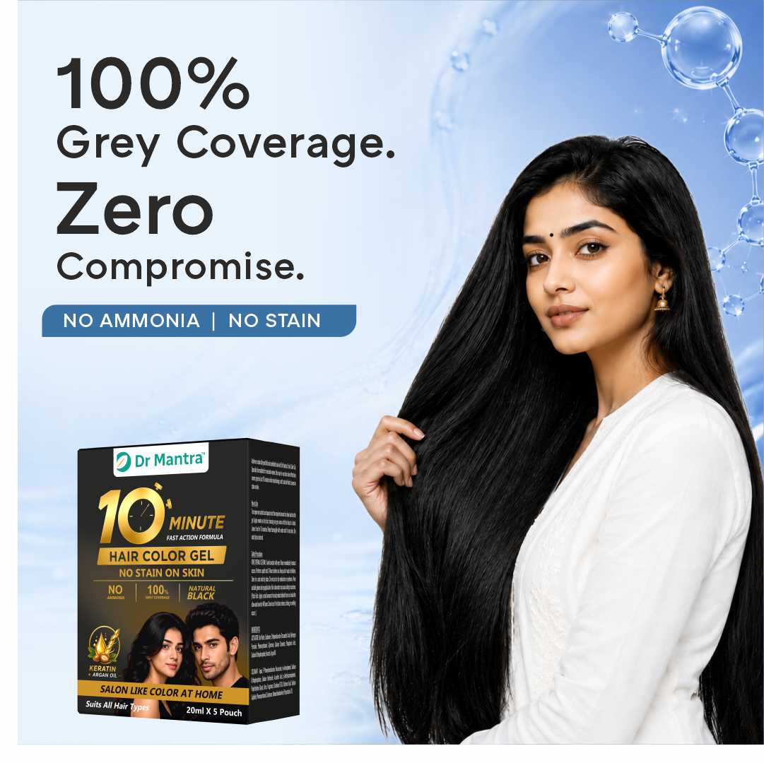 10 Minute Hair Color Gel with Keratin & Argan Oil