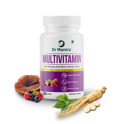 Dr Mantra Multivitamin Capsules for Men & Women | 30 Capsules