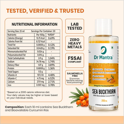 Sea Buckthorn Juice 250 ml